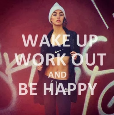 workout, be happy