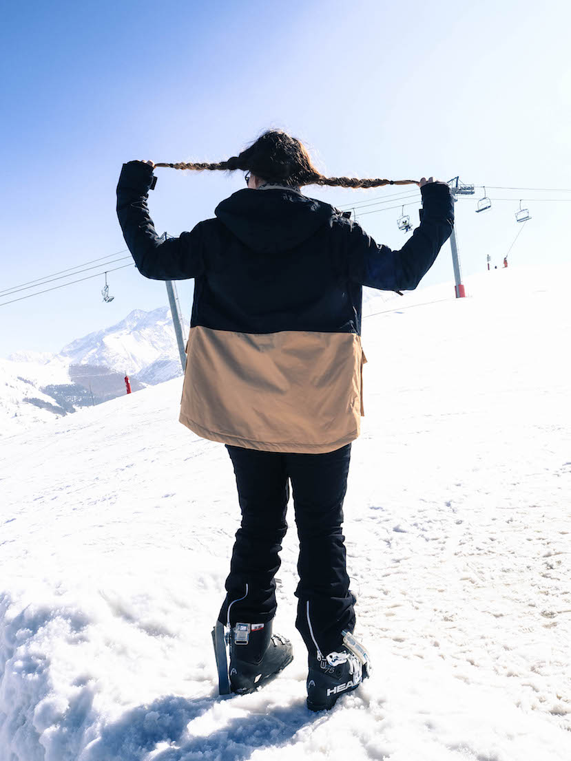 Janina Pohja, teekkaripila, Alpit, Les Deux Alps