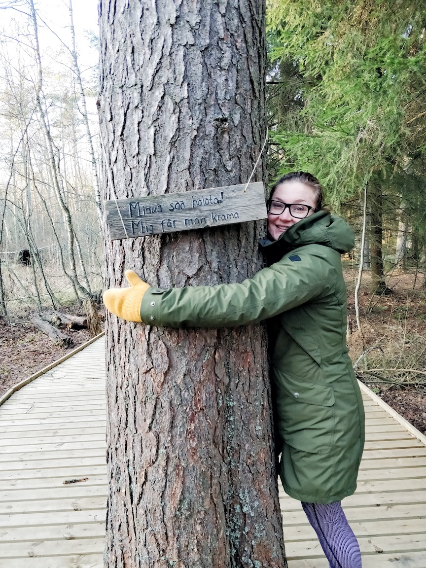 Visit Kokkola, luonto, ulkoilu, vaeltaminen, luontopolku, Villa Elba, Janina Michaela, metsäterapia, henkinen hyvinvointi, raitis ilma, Suomi, retkeily